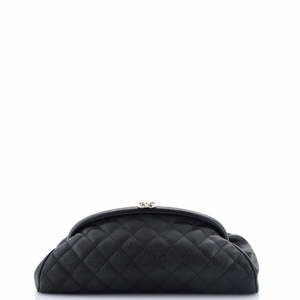 Chanel Timeless Clutch Quilted Caviar